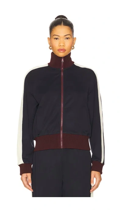 Steve Madden Daisy Colorblock Track Jacket In Blue