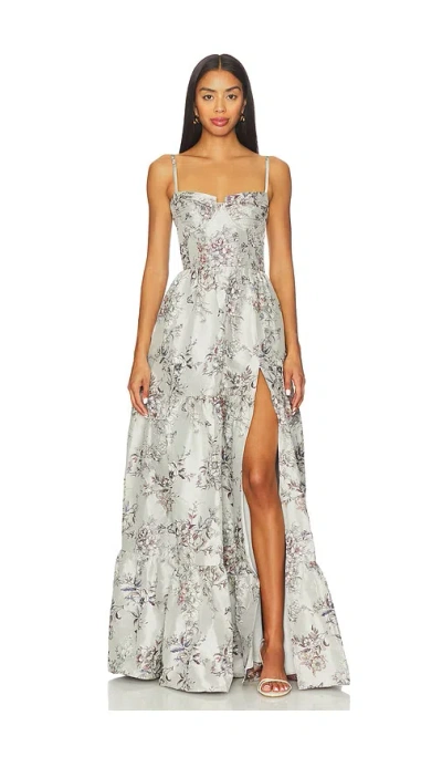 V. Chapman Lucetta Gown In Gray