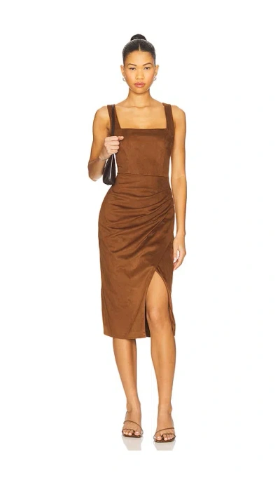 Steve Madden Milo Dress In Brown
