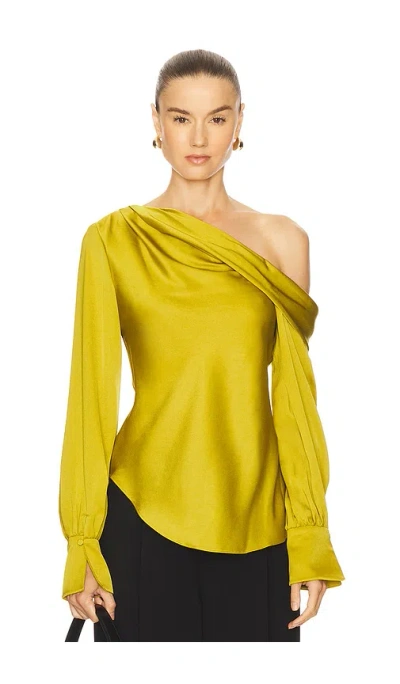 Simkhai X Revolve Alice One Shoulder Top In Yellow