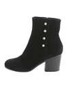 MAISON MARGIELA Black Suede Ankle Boots,S38WU0316SY0096900