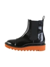 STELLA MCCARTNEY Black Leather Odette Ankle Boots,430828W0VE31000