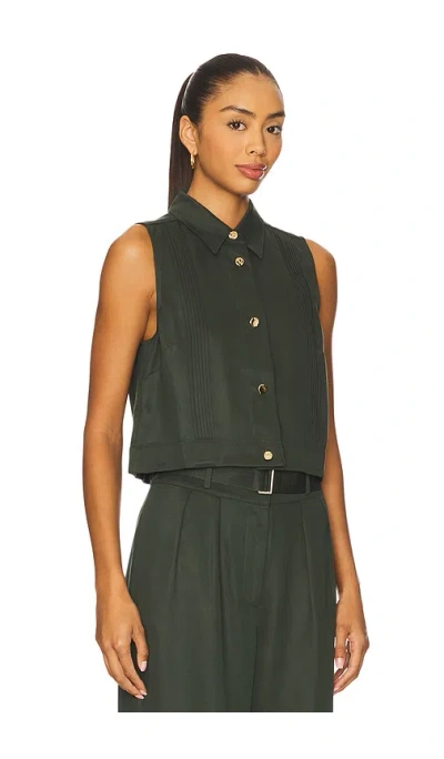 Hevron Vera Top In Green