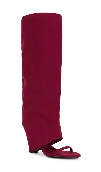 Jeffrey Campbell Shroud Boot In Red