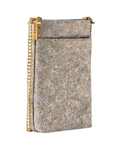 Pinko Strass Monogram Phone Cover In Multi