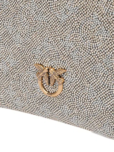 Pinko Strass Monogram Phone Cover In Multi