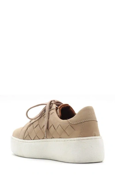 Gentle Souls Women's Kindy Woven Round Toe Sneakers In Brown