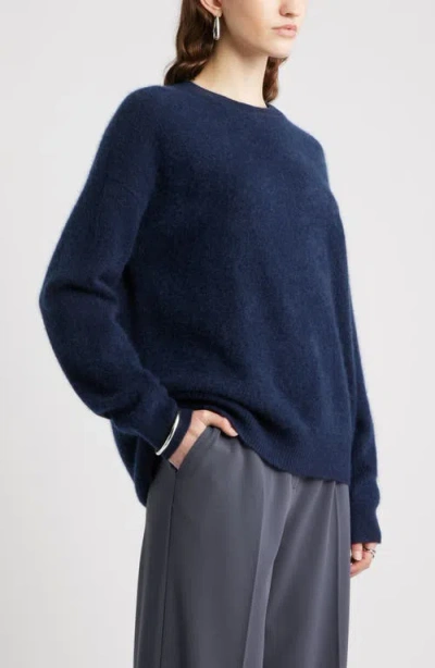 Nordstrom Brushed Cashmere Sweater In Blue