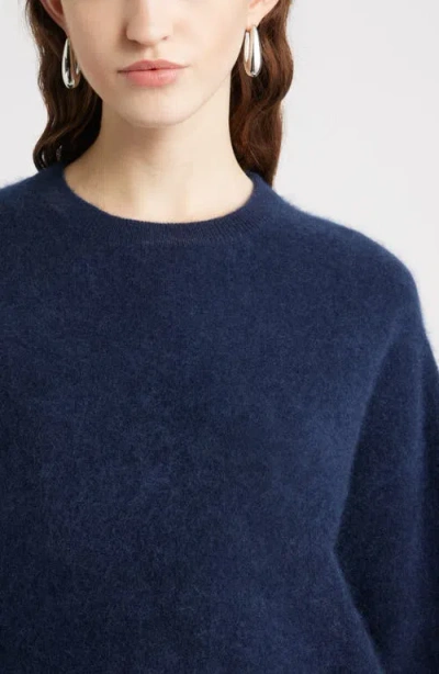 Nordstrom Brushed Cashmere Sweater In Blue