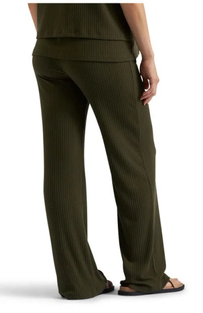Ripe Maternity Cindy Rib Pant In Green
