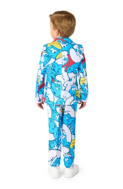 Opposuits Little Boys Smurfs Suit In Multi