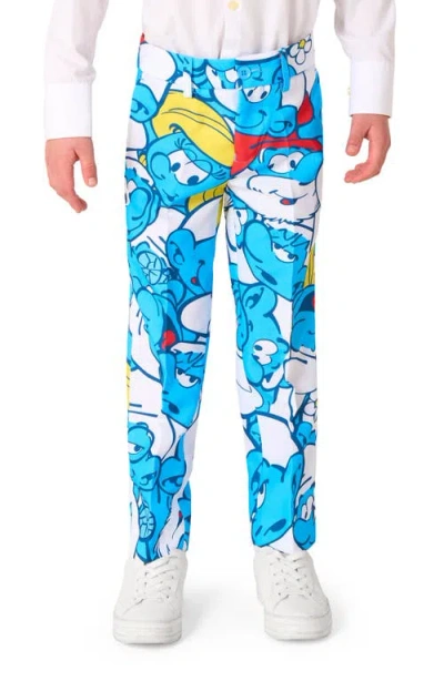 Opposuits Little Boys Smurfs Suit In Multi
