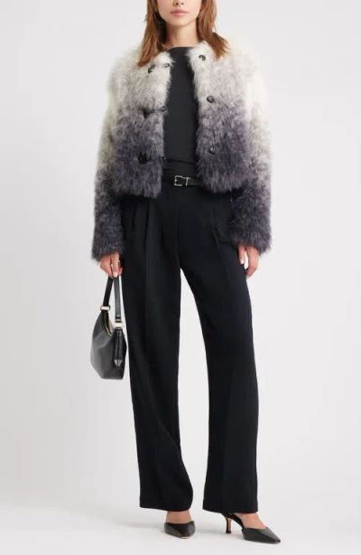 Open Edit Ruched Side Top In Black