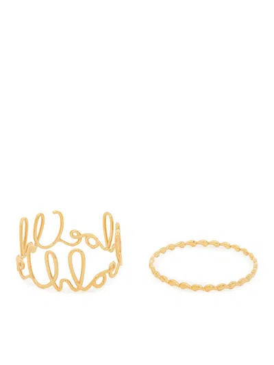 Chloé Chloe Icon Bracelet Women In Vintage Gold