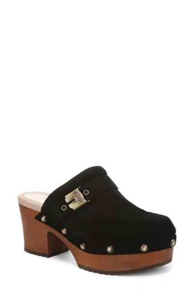 Dr. Scholl's Women's Original Joy Platform Clogs In Black