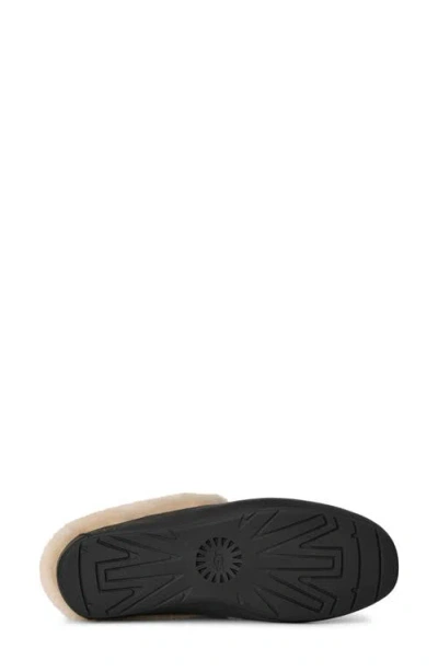 Ugg Ansley Leather Mule Slippers In Black