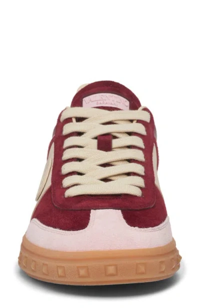 Valentino Lace-up Shoes With Round Toe And Flat Sole In Red