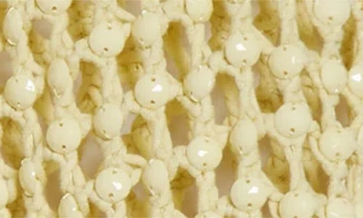 Diotima Crystal Net Knit Capelet In Yellow