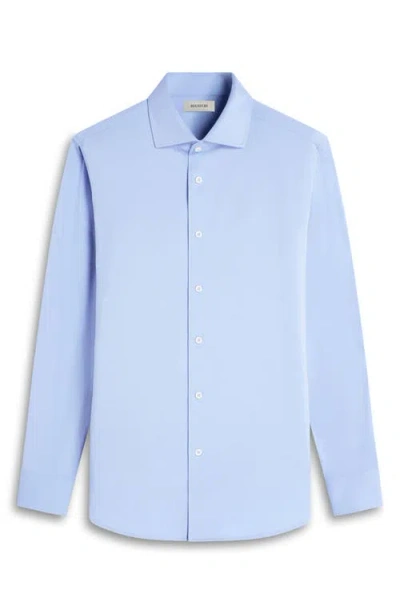 Bugatchi Devon Ooohcotton® Button-up Shirt In Blue