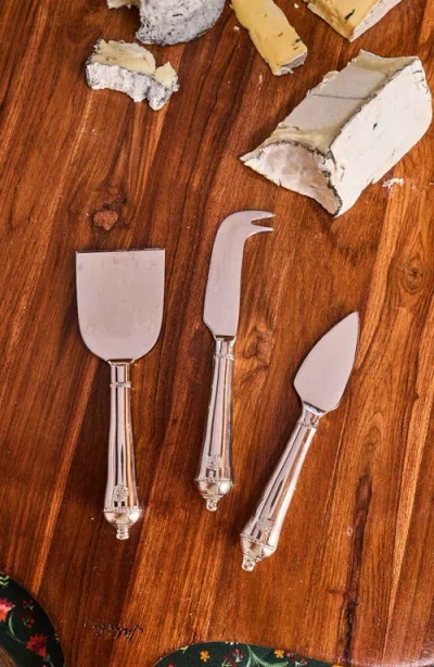 Juliska Berry & Thread Cheese Knife Assorted, Set Of 3 In Gray
