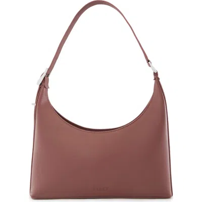 Behno Danny Flatiron Leather Shoulder Bag In Brown