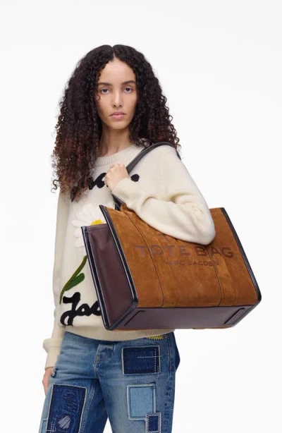 Marc Jacobs The Large Leather Tote Bag In Brown