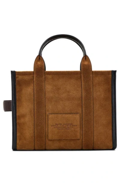 Marc Jacobs Borsa A Mano The Suede Medium Tote Bag Copper In Brown