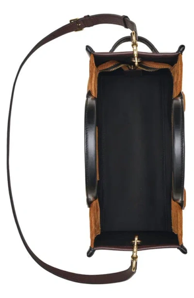 Marc Jacobs Borsa A Mano The Suede Medium Tote Bag Copper In Brown