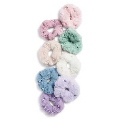 Capelli New York Kids' Assorted 8-pack Star Hair Scrunchies In Multi