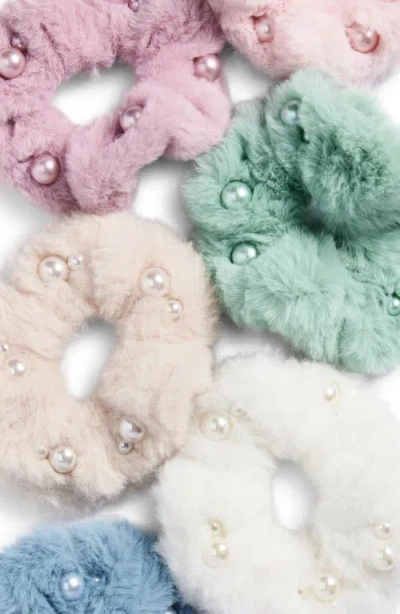 Capelli New York Kids' Assorted 8-pack Star Hair Scrunchies In Multi