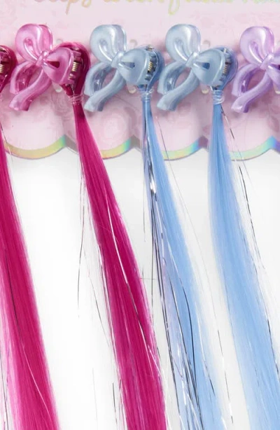 Capelli New York Kids' Assorted 6-pack Tinsel Faux Hair Extensions In Multi