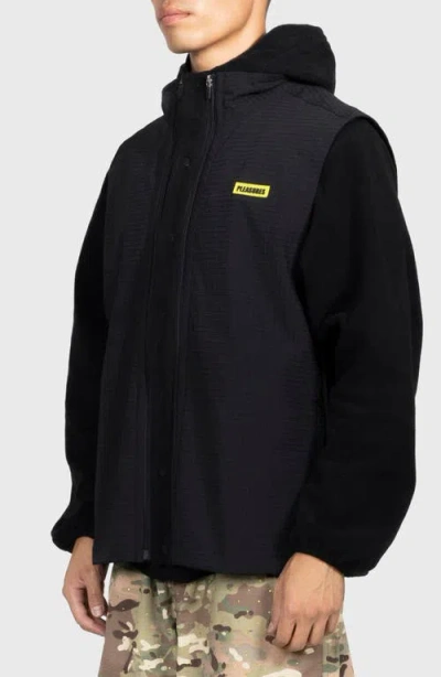 Pleasures Overture Convertible Jacket In Black