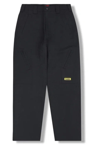 Pleasures Overture Cargo Pants In Black