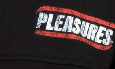 Pleasures Gentle Cotton Polo Sweatshirt In Black