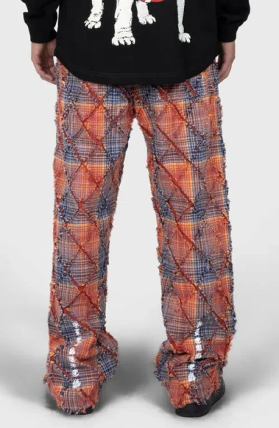 Pleasures Mystic Flannel Pants In Orange