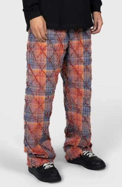 Pleasures Mystic Flannel Pants In Orange