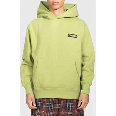 Pleasures X Boiler Room Workman Oversize Hoodie In Green