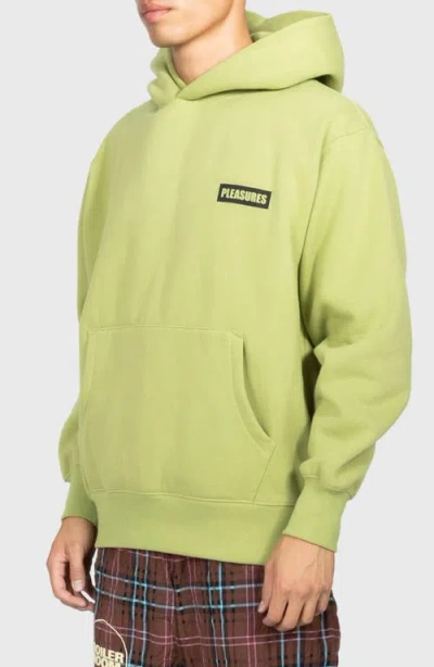 Pleasures X Boiler Room Workman Oversize Hoodie In Green