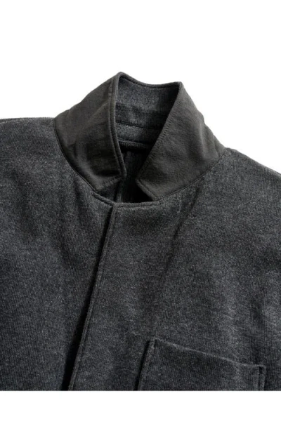Billy Reid Heathered Knit Sport Coat In Black