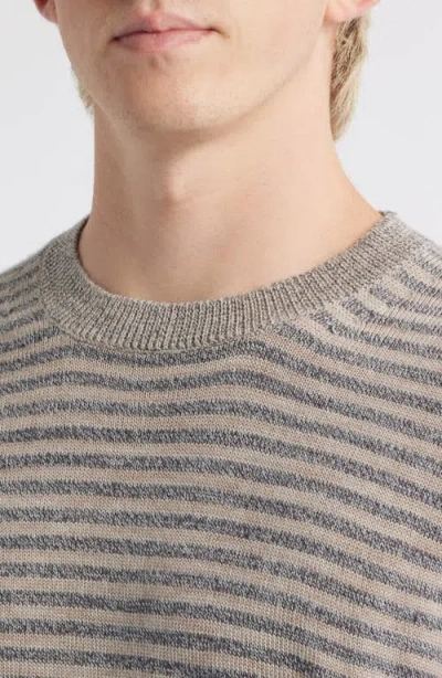 Alex Crane  Campo Merino Wool Crewneck Sweater In Gray