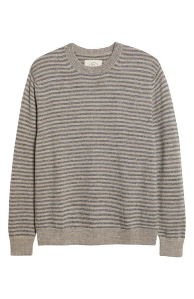 Alex Crane  Campo Merino Wool Crewneck Sweater In Gray