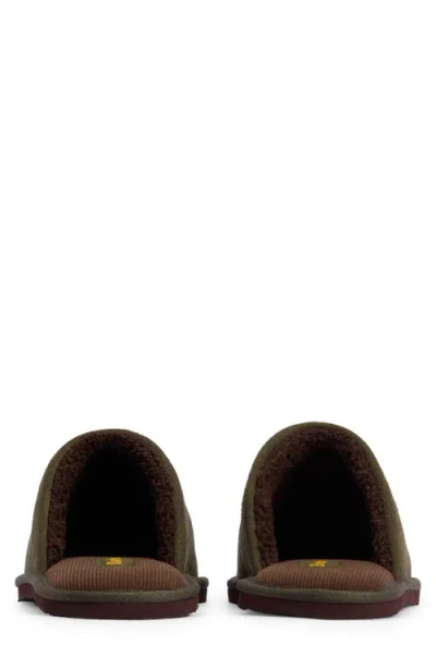 Barbour Everitt Sueded Mule Slipper In Multi