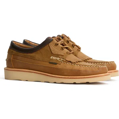 Barbour Grindon Lugged Kiltie Lace-up Shoe In Brown