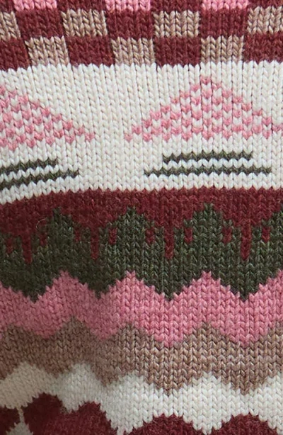 Barbour Ruby Wool Blend Shawl Collar Cardigan In Burgundy