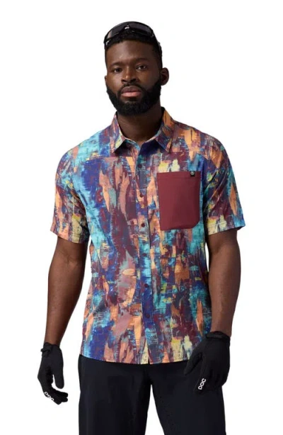 Backcountry Slickrock Short-sleeve Button-up Jersey In Multi