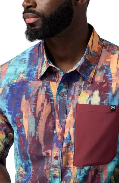Backcountry Slickrock Short-sleeve Button-up Jersey In Multi