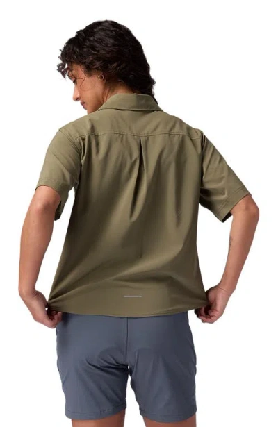 Backcountry Slickrock Short-sleeve Button-up Jersey In Green