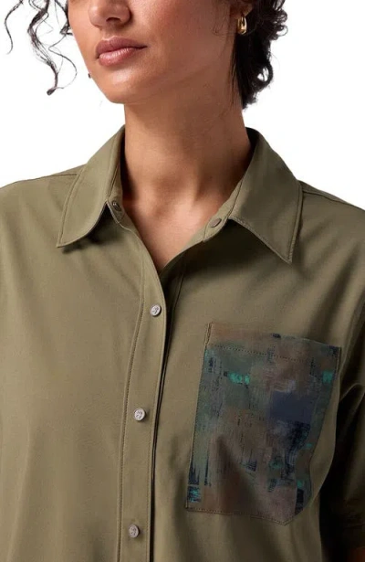 Backcountry Slickrock Short-sleeve Button-up Jersey In Green