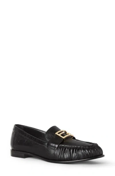 Fendi Nappa Leather Baguette Loafers Fringe Detail In Multi