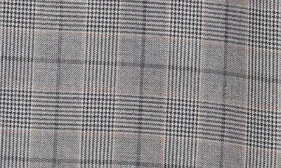 Amiri Check Wool Bootcut Pants In Gray